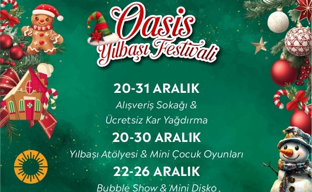 Yılbaşı Işıltısı Oasis Bodrum’da