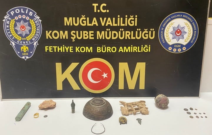 Muğla’da 109 adet Tarihi Eser Ele Geçirildi