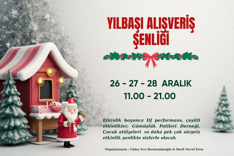 Yılbaşı Alışveriş Şenliğinde İyilik Stantları Sizlerle Olacak