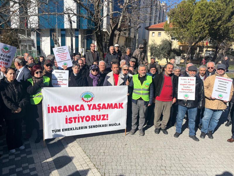 CHP Muğla İl Başkanlığı Emeklilerin Maaşları Hakkında Açıklamada Bulundu…