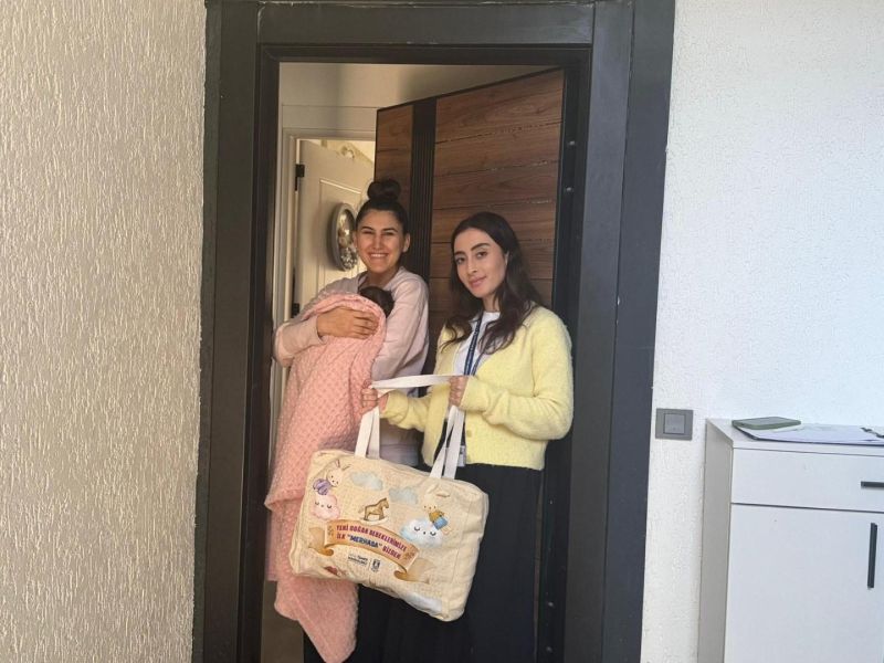 Bodrum’da 2026’nın İlk Bebeği Eylül’e Anlamlı Ziyaret