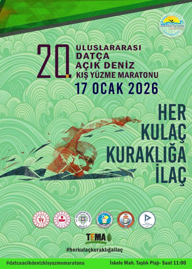 Datça’da  “Her Kulaç Kuraklığa İlaç” Olacak