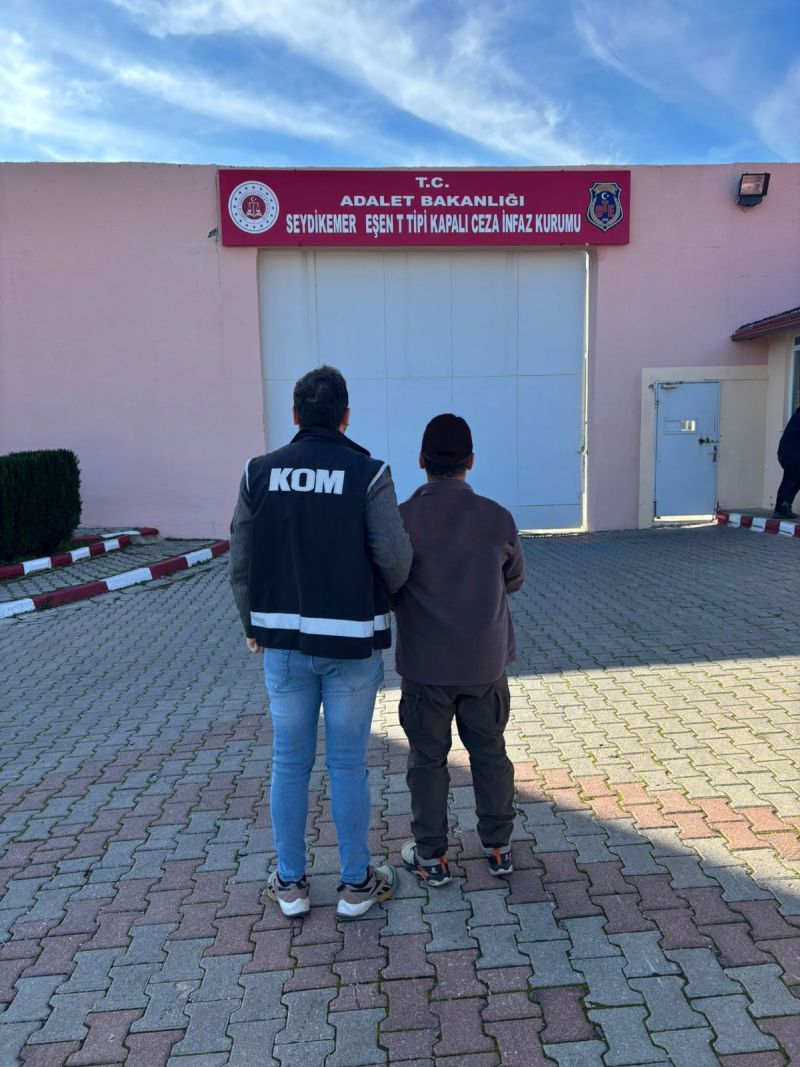 16 Yıl Kesinleşmiş Hapis Cezası Bulunan Şüpheli Yakalandı