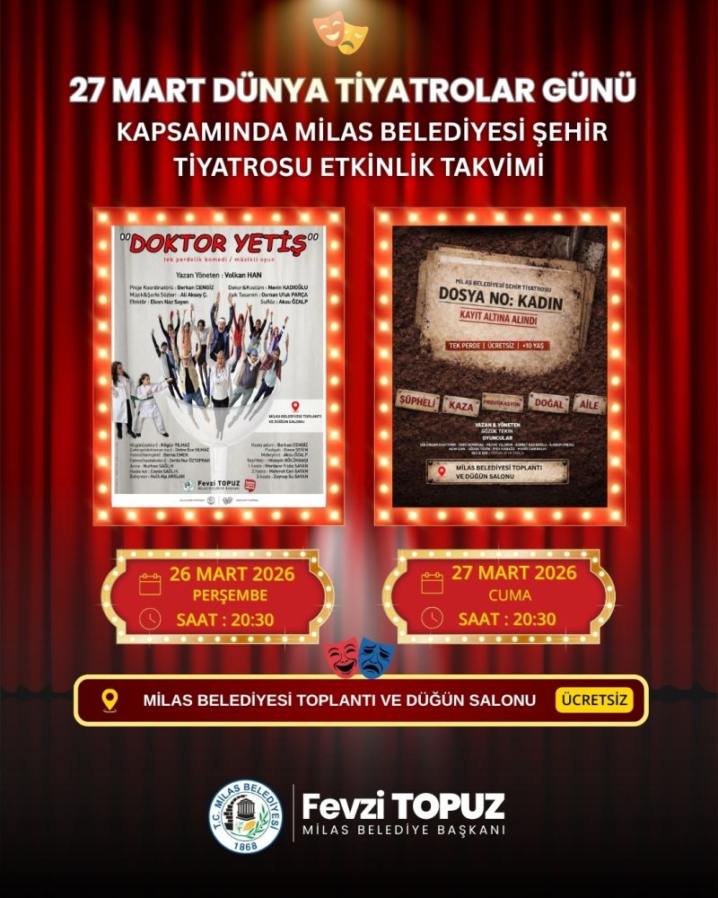 Dünya Tiyatrolar Günü’ne Özel İki Oyun