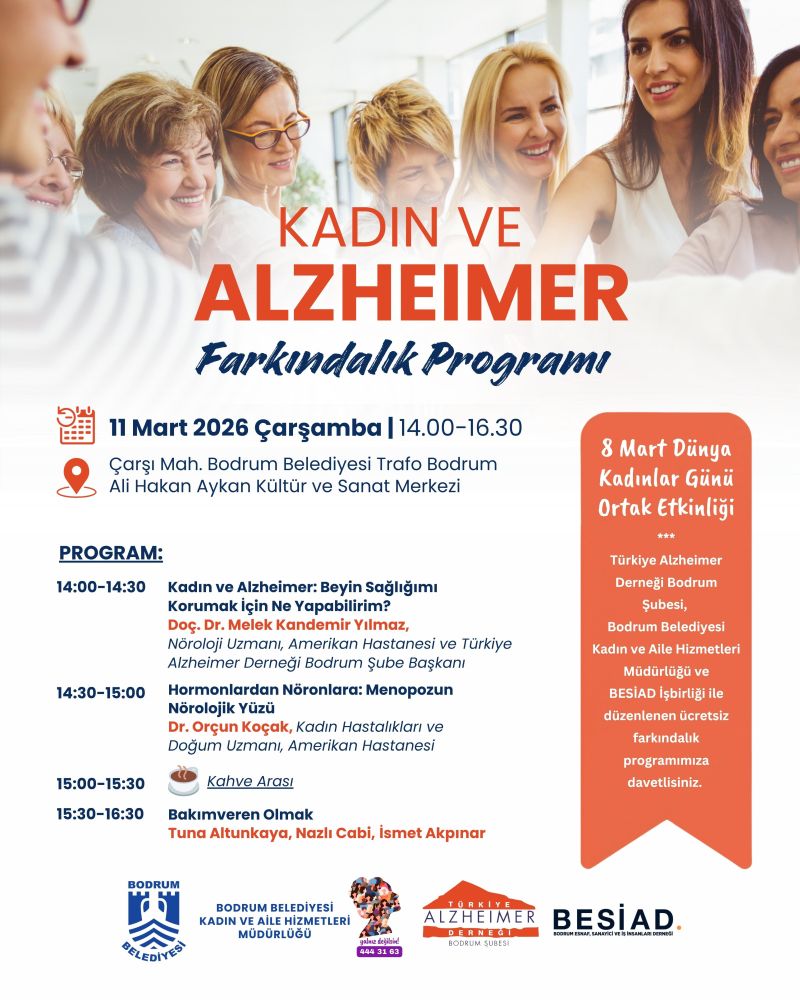 Kadın ve Alzheimer” Etkinliği Düzenlenecek