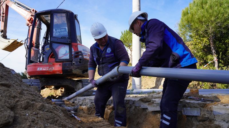 Kavaklıdere ilçesi Çamlıyurt Mahallesi’nde İçme Suyu İletim Hattı Yenilendi
