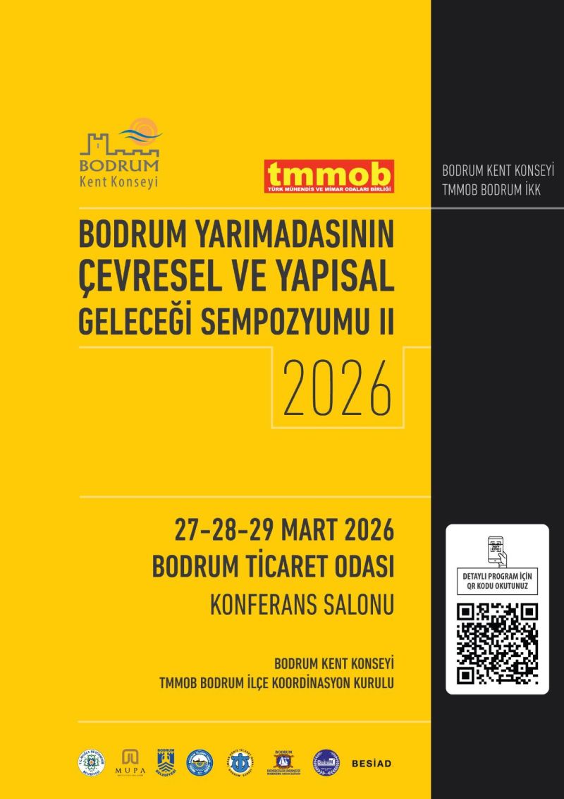 Bodrum Yarımadasının Çevresel ve Yapısal Geleceği Sempozyumu Düzenleniyor