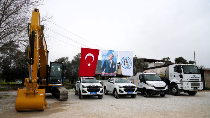 Milas Belediyesi Araç Filosu’nun Gücüne Güç Kattı