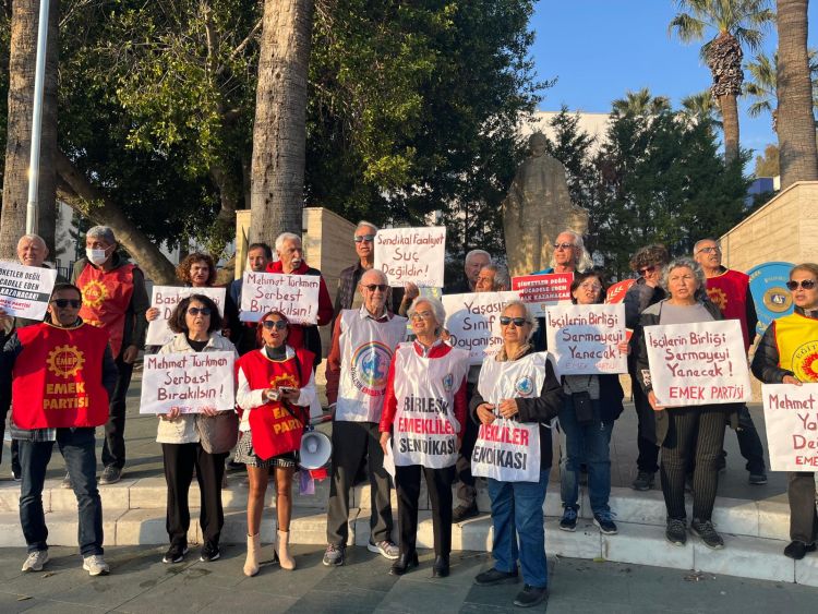 Bodrum Emek ve Demokrasi Güçleri’nden Türkmen’e Destek