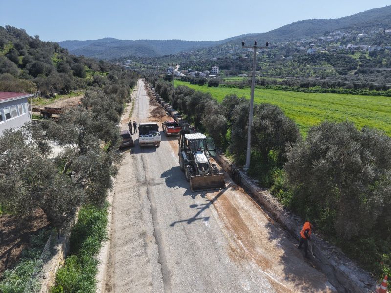 MUSKİ, Milas İlçesi Kemikler Mahallesi İçme Suyu Hattını Yeniliyor