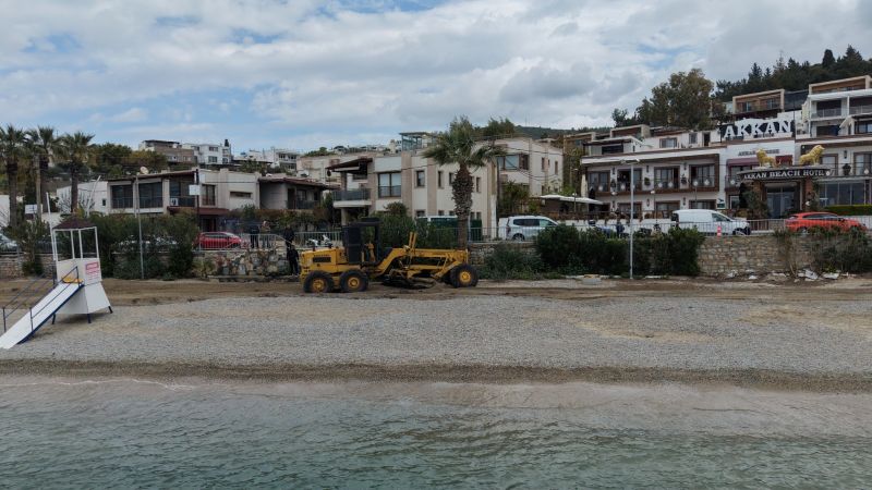 Bodrum Belediyesi Plajları Yaza Hazırlıyor
