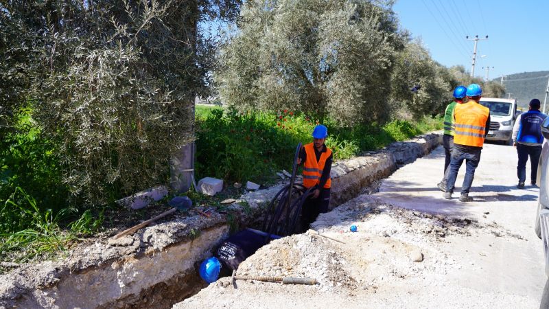 Kemikler’in İçme Suyu Hatları Yenilendi