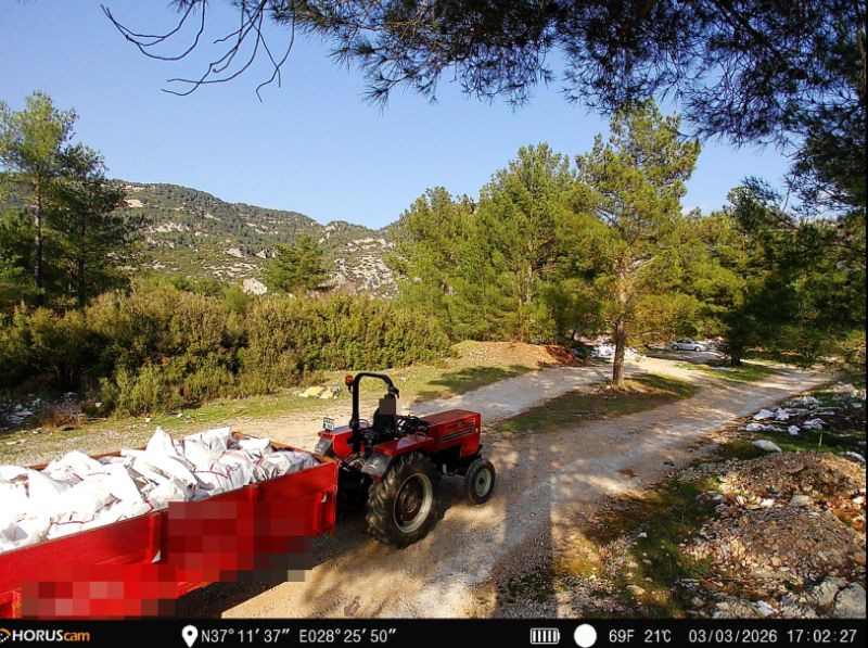 Kaçak Döküm Yapanlar Fotokapandan Kaçamadı