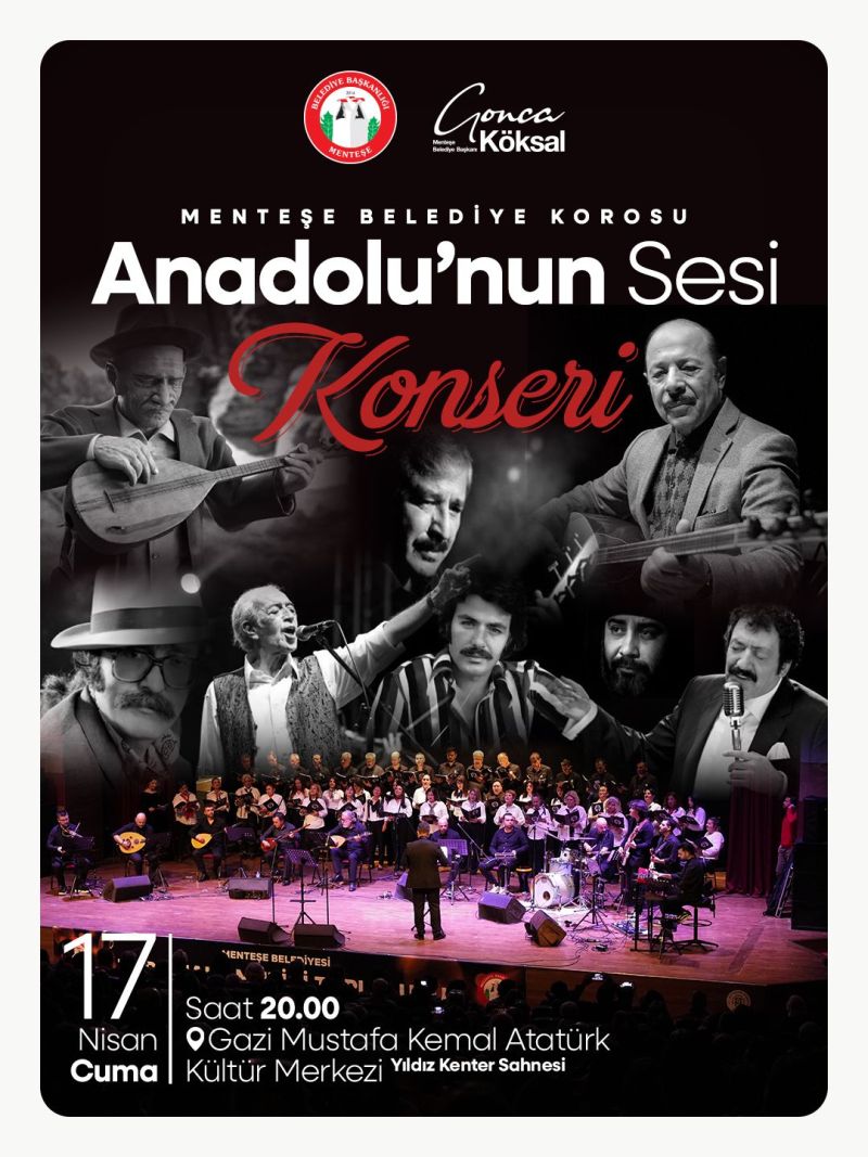 “Anadolu’nun Sesi” Menteşe’de yankılanacak