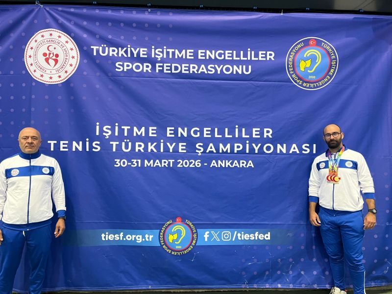 İşitme Engelliler Tenis Turnuvası’nda Muğla’ya 3 Madalya