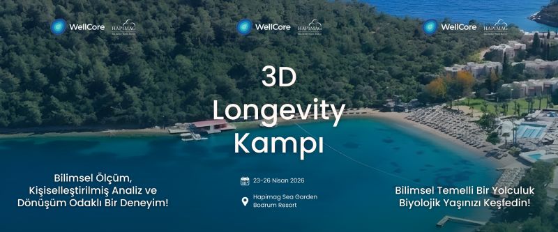 Wellcore 3D Longevity Kampı 23-26 Nisan’da Hapimag, Bodrum’da!