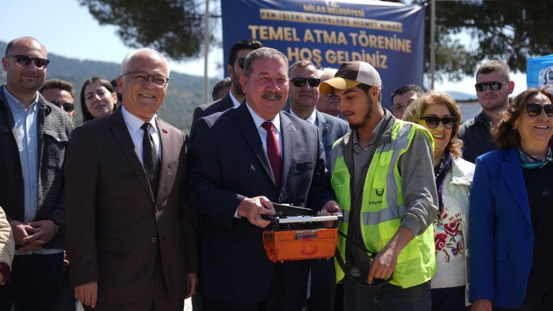 Fen İşleri Müdürlüğü Binasının Temeli Törenle Atıldı