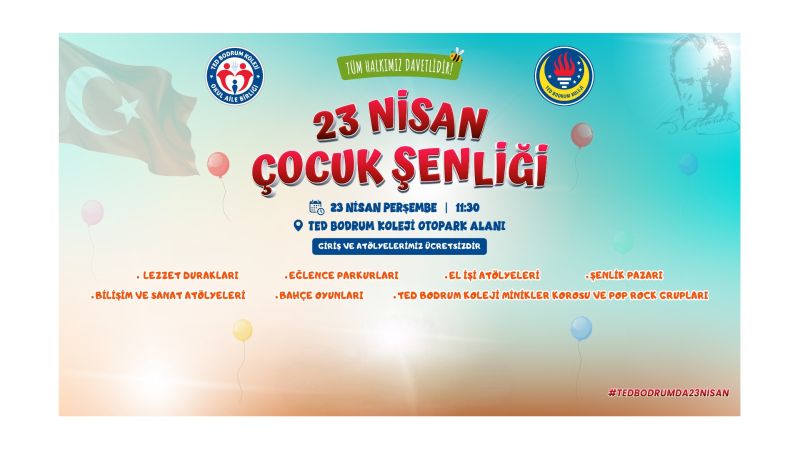 Bodrum’da 23 Nisan Coşkusu TED Bodrum Koleji’nde Yaşanacak