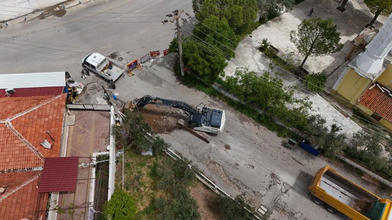 Düğerek’te Yol Çalışmaları Başladı