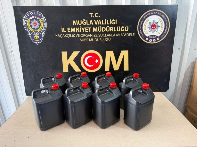 Muğla ve İlçelerinde 475 Litre sahte İçki Ele Geçirildi