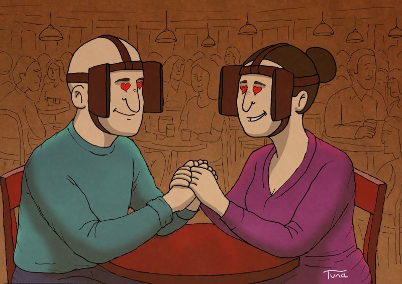 Muğla’da Aşk ve Sevgi Karikatürlerle Anlatıldı