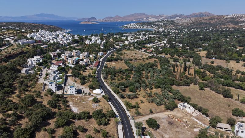 Bergamut Caddesi ile Derviş Görgün Caddesinde Çalışmalar Tamamlandı