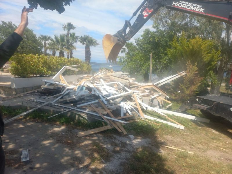 Bodrum Belediyesi Kaçak Yapıya Geçit Vermiyor