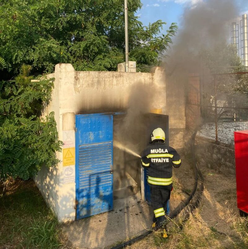 Trafo Yangınında Önlem Amaçlı Kısa Süreli Elektrikler Kesildi