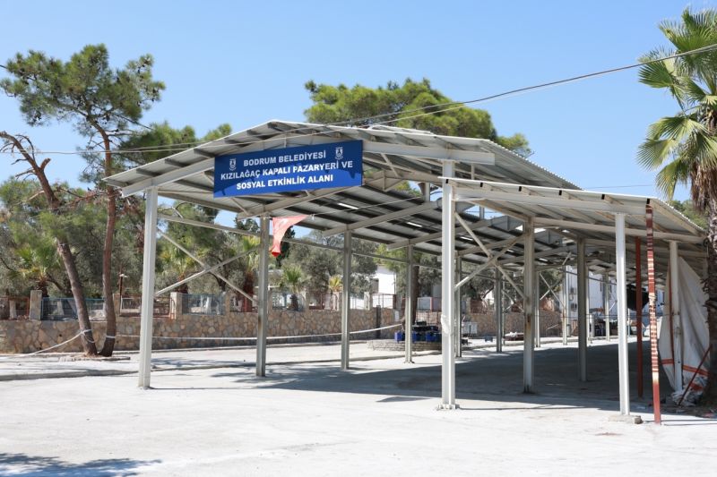 Kızılağaç Kapalı Pazar Yeri ve Sosyal Etkinlik Alanı’nda 2. Etap Tamamlandı