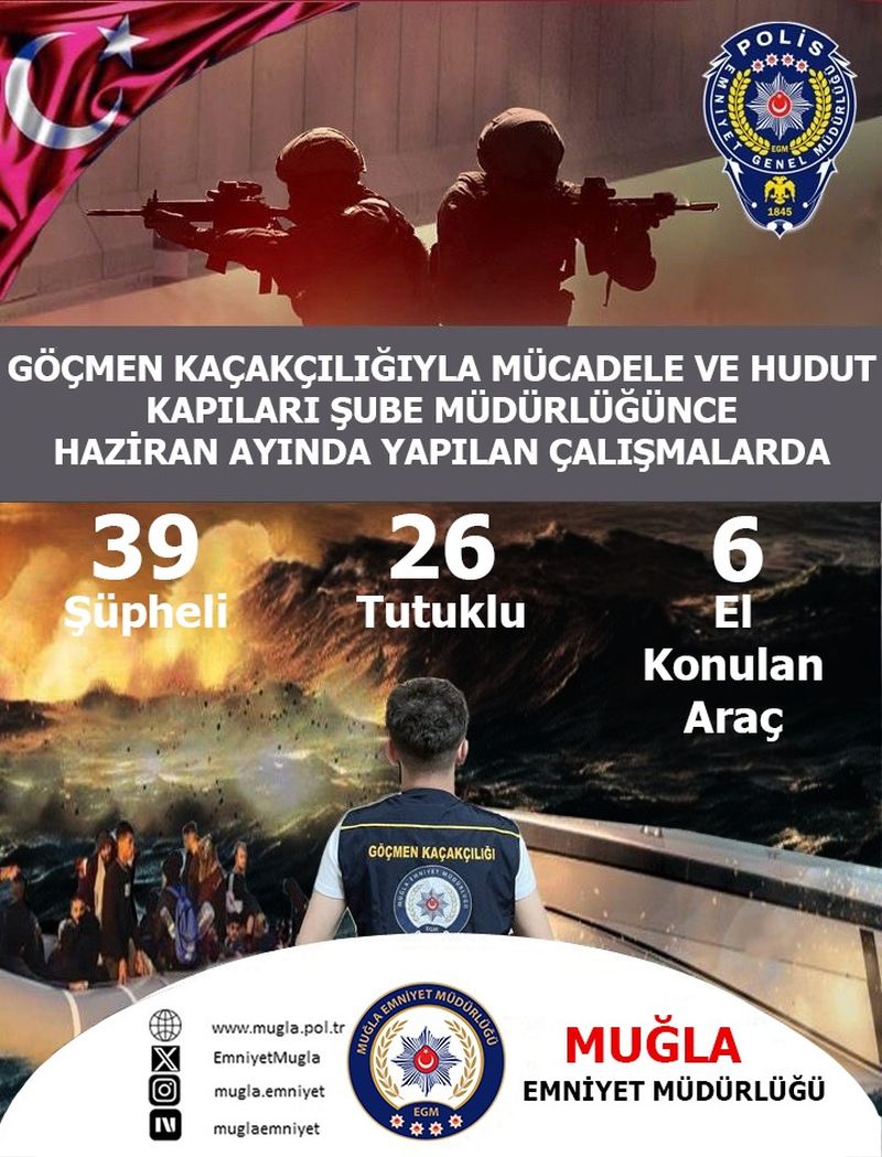 Göçmen Kaçaklığı Operasyonda 39 Şüpheli Yakalandı