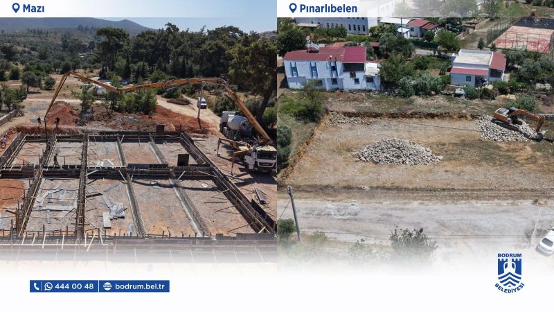 Mazı ve Pınarlıbelen’de Pazar Yeri Çalışmaları Sürüyor