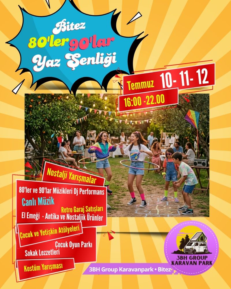 3 BH Group Karavan Park’ta Üç Gün Sürecek Yaz Şenliği Başlıyor