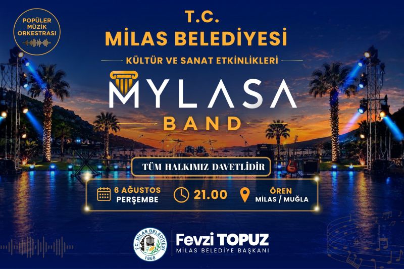 Ören’de ‘Mylasa Band’ Rüzgarı Esecek