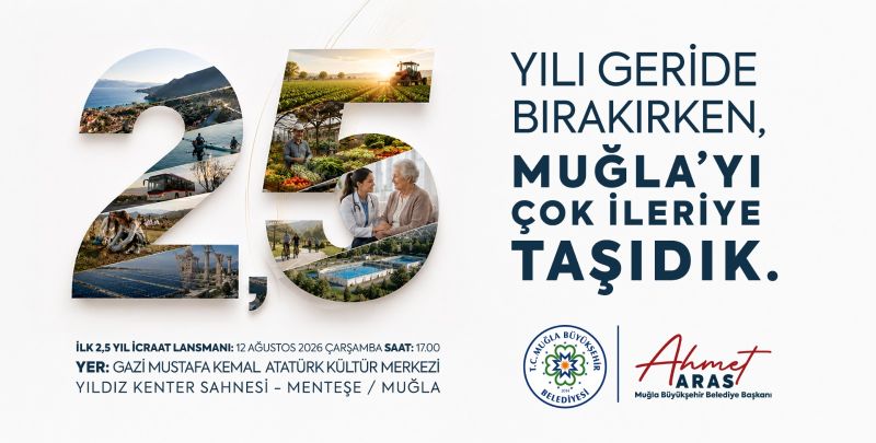 Büyükşehir 2,5 Yıllık Hizmetlerini Muğlalılarla Buluşturuyor