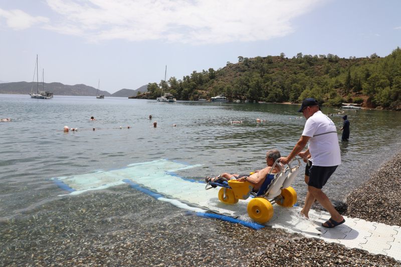 Muğla Sahillerinde Engelsiz Yaz  23 Plaj Engelli Bireylerin Hizmetinde