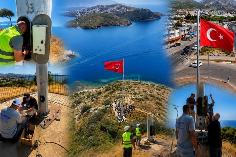 Şanlı Bayrağımızın Dalgalandığı Noktalarda Kapsamlı Bakım