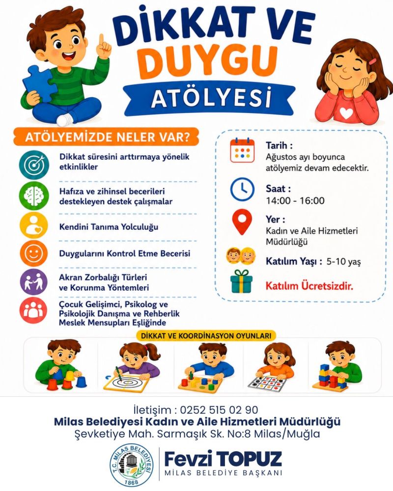 Milas Belediyesi’nden ‘Ekranı Kapatıyoruz, Hayata Odaklanıyoruz’ Etkinliği