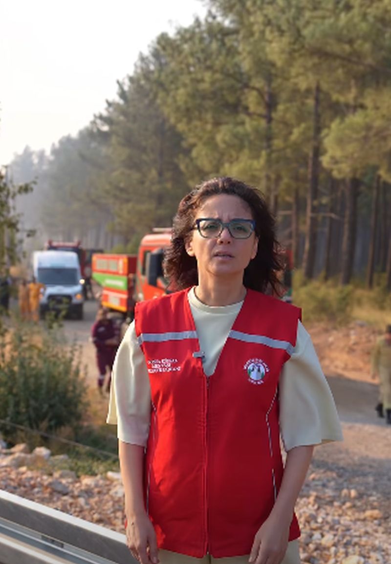 Menteşe’de Çıkan Orman Yangınına Müdahale Devam Ediyor