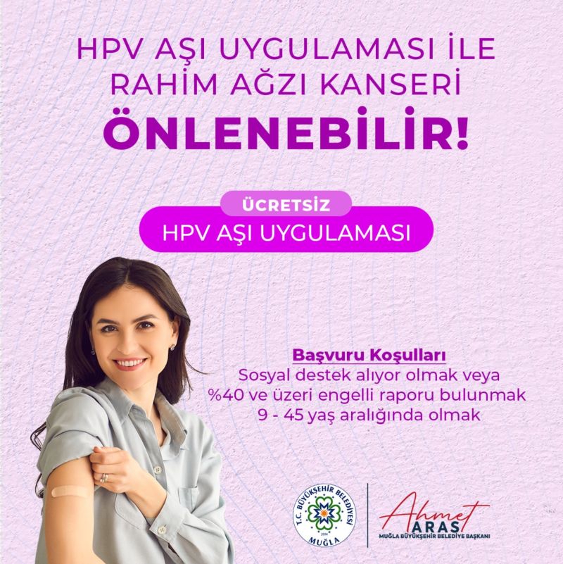 Büyükşehir’in HPV Aşı Desteği Sürüyor