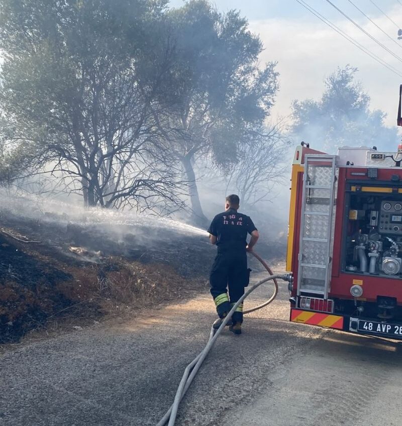 Otluk Alanda Çıkan Yangına Kısa Sürede Müdahale Edildi