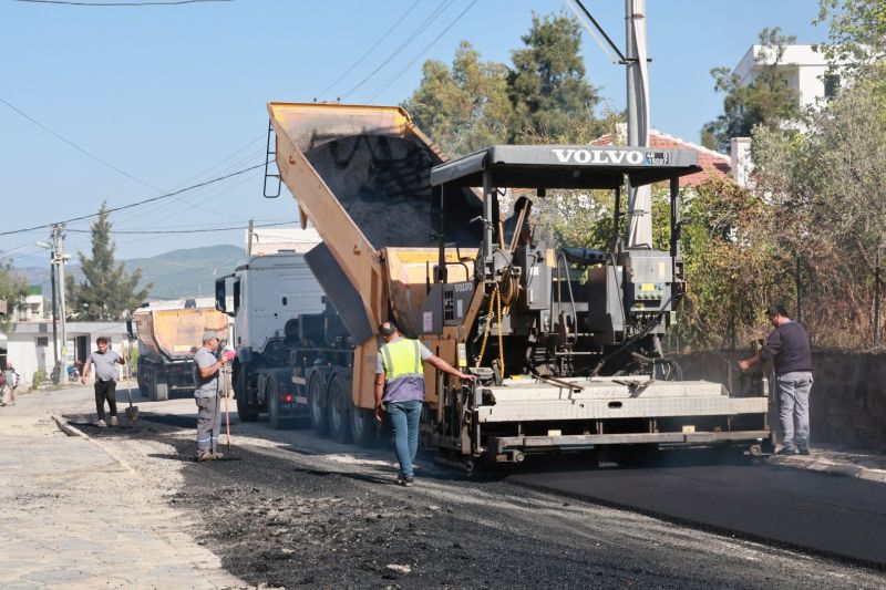 Bodrum Belediyesinden Kent Genelinde Yol Çalışmaları