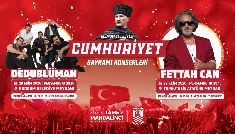 Bodrum’da 29 Ekim Cumhuriyet Bayramı çeşitli etkinliklerle kutlanacak