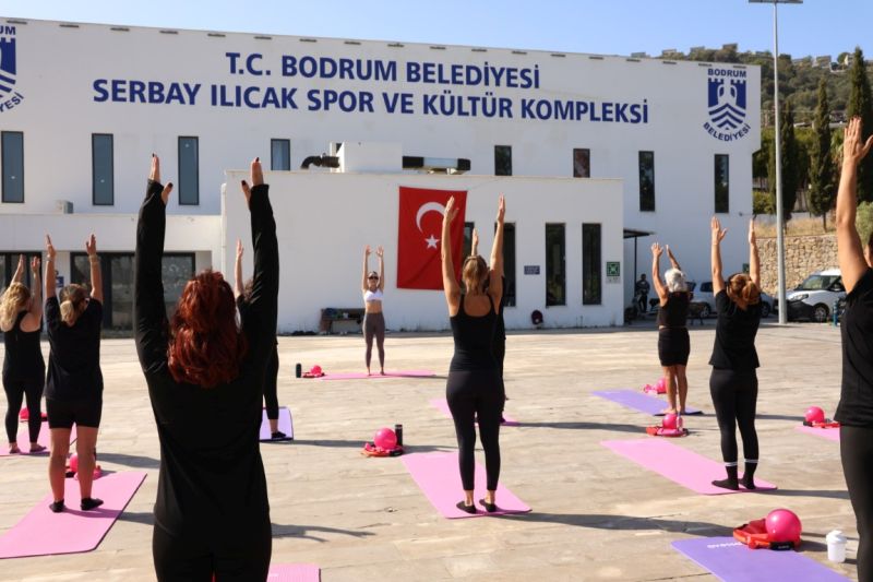 Serbay Ilıcak Spor ve Kültür Kompleksinde Pilates Dersleri Devam Ediyor