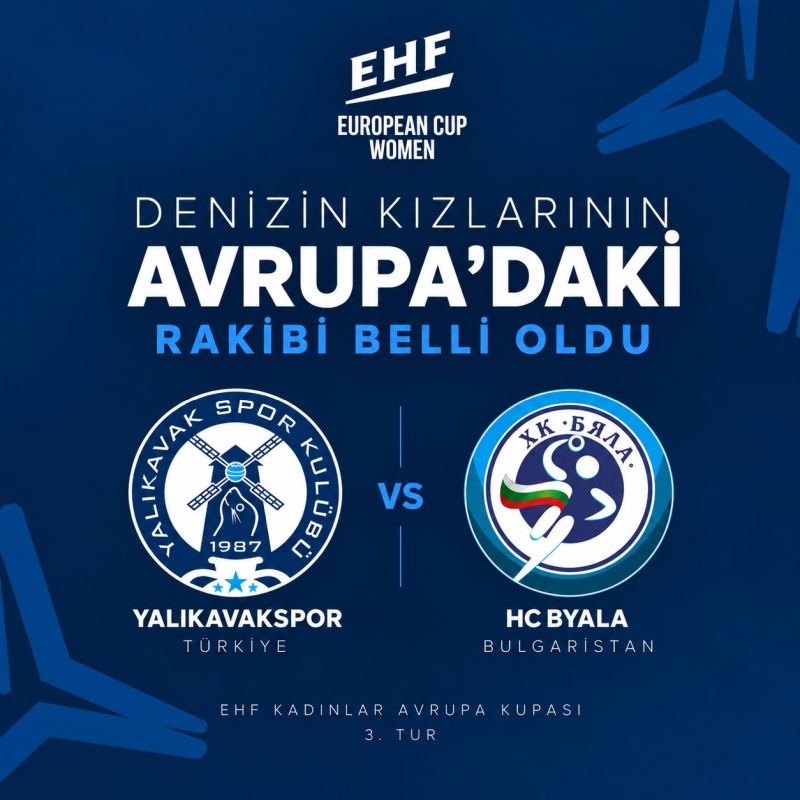 Yalıkavakspor’un Avrupa’daki Rakibi Bulgaristan’dan HC Byala Oldu!