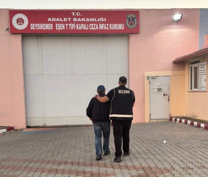 Hapis Cezasıyla Aranan Şahıs Muğla’da Yakalandı