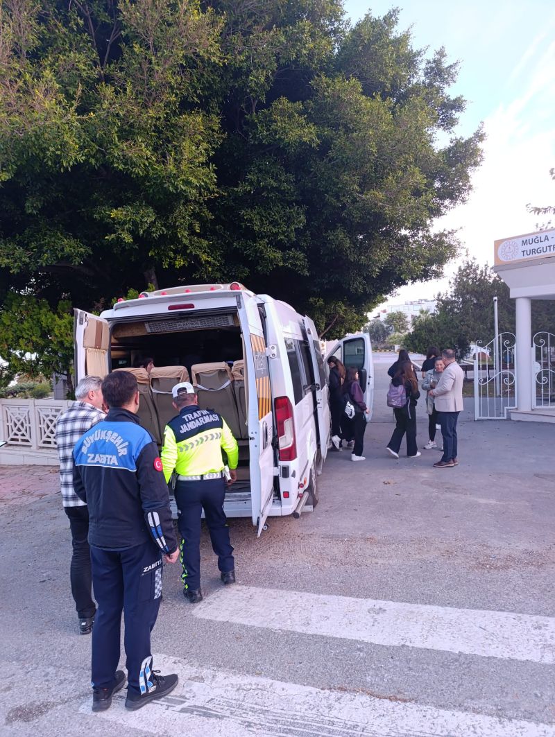Bodrum’da Okul Servis Araçlarına Yönelik Denetimler Gerçekleştirildi