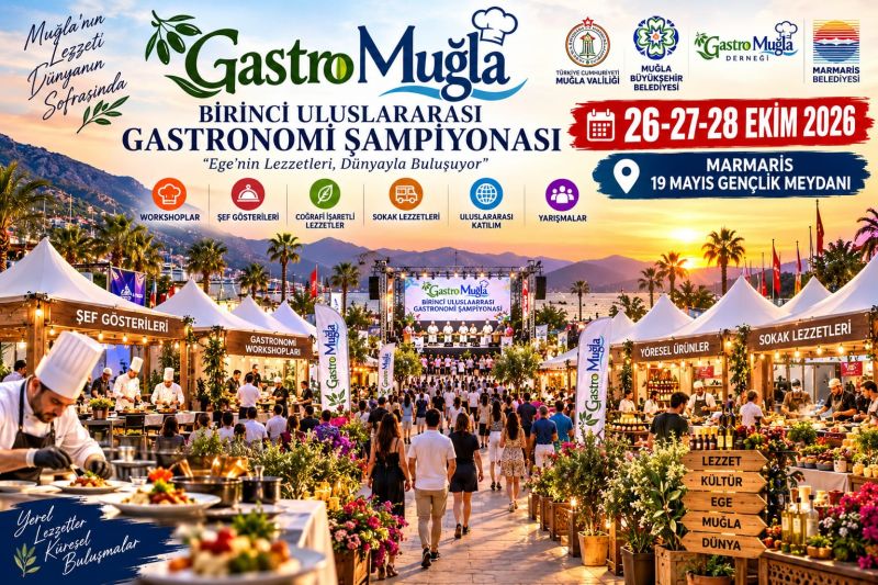 Marmaris Dünya Mutfaklarının Yarışacağı bir Uluslararası Gastronomi Şenliğine Sahne Olacak